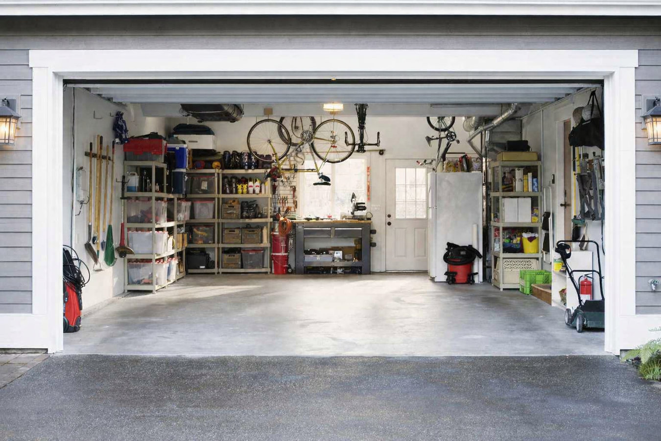 Garage floor concrete in West Springfield, VA